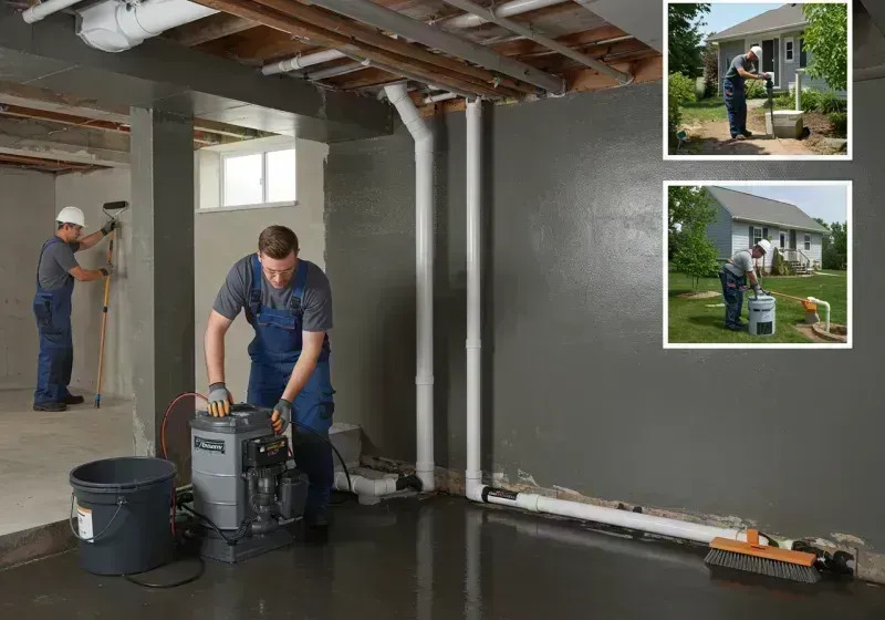 Basement Waterproofing and Flood Prevention process in Pontoon Beach, IL